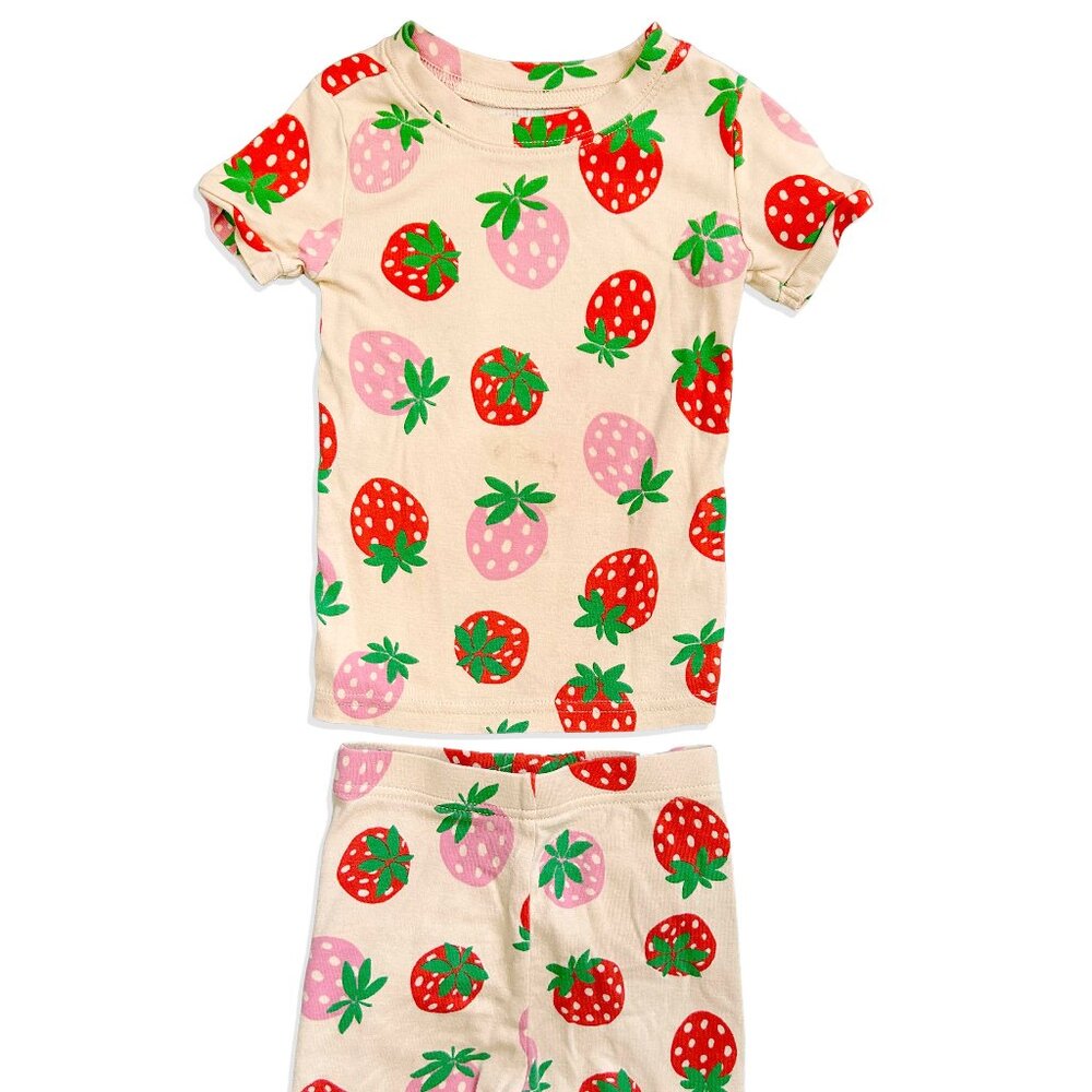 Old Navy Strawberry Two-piece Pajamas